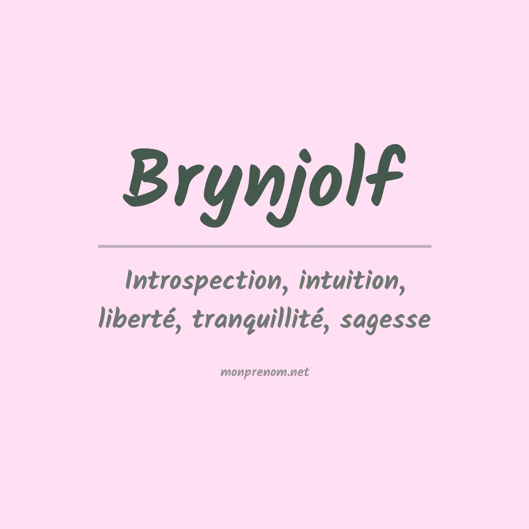 Signification du Prénom Brynjolf Signification du Prénom Brynjolf