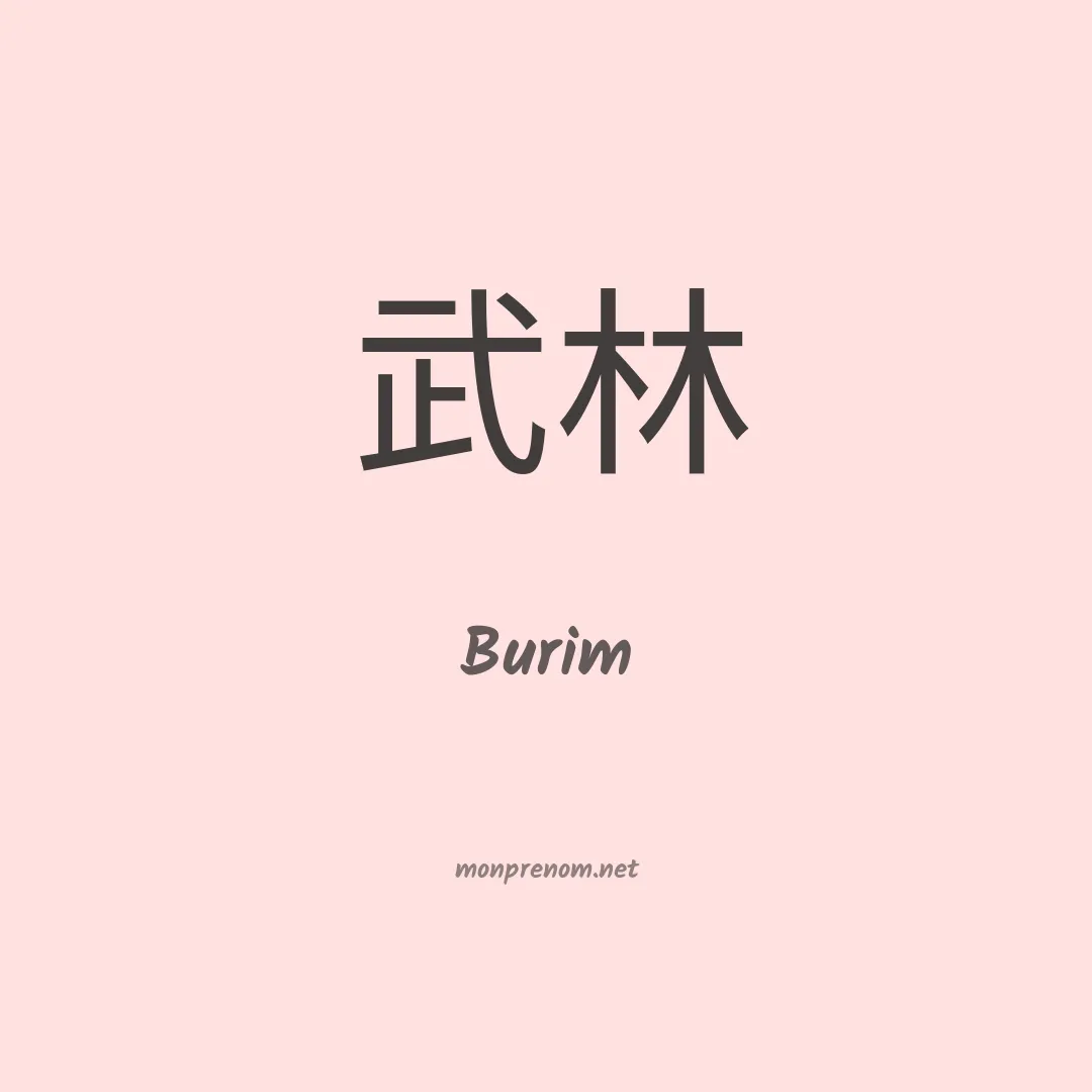 Burim en chino