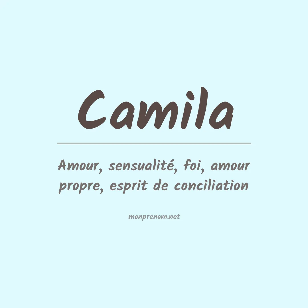 Signification du Prénom Camila