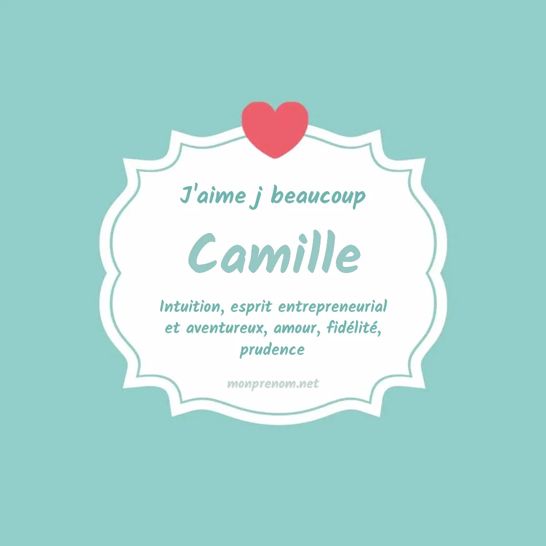 Signification du Pr nom Camille