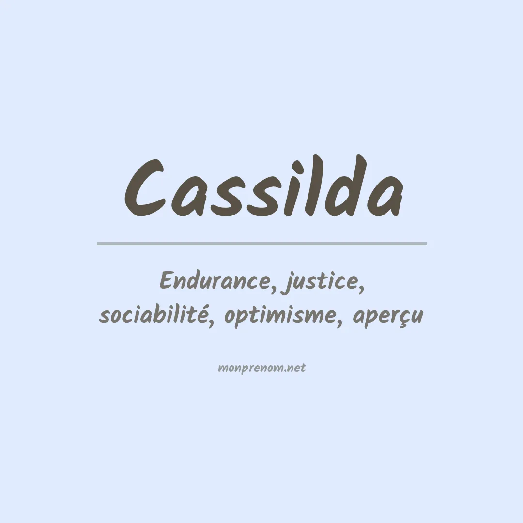 Signification du Prénom Cassilda