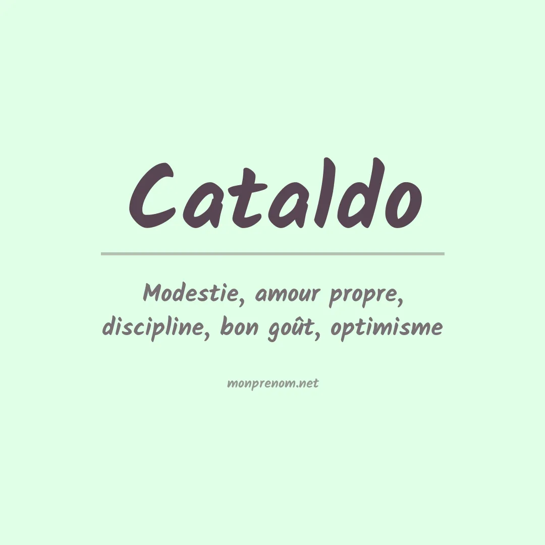 Signification du Prénom Cataldo