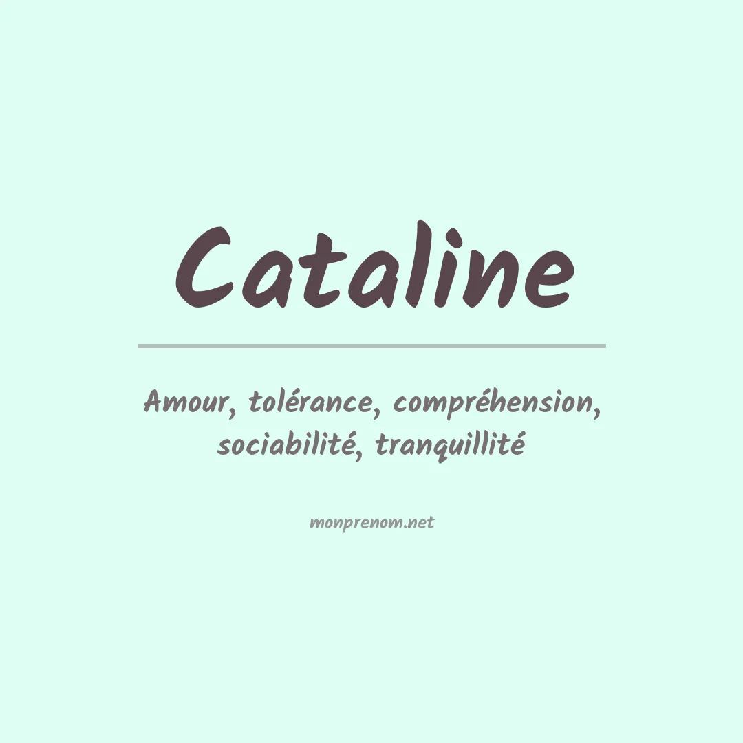 Signification du Prénom Cataline