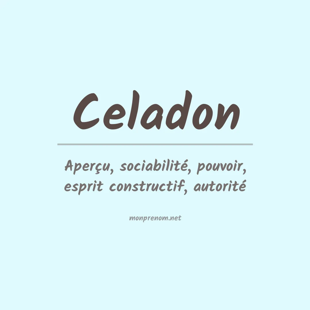 Signification du Prénom Celadon Signification du Prénom Celadon
