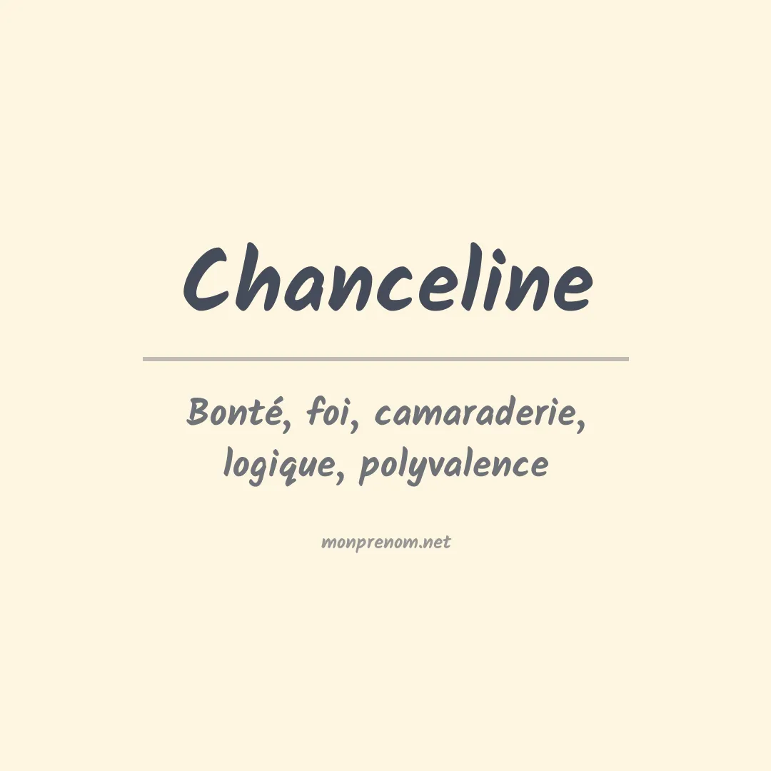 Signification du Prénom Chanceline Signification du Prénom Chanceline