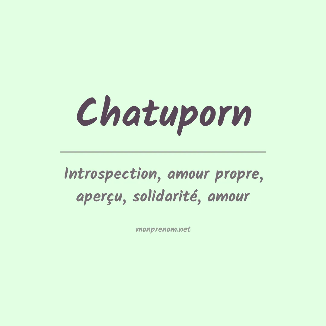 Chatuporn