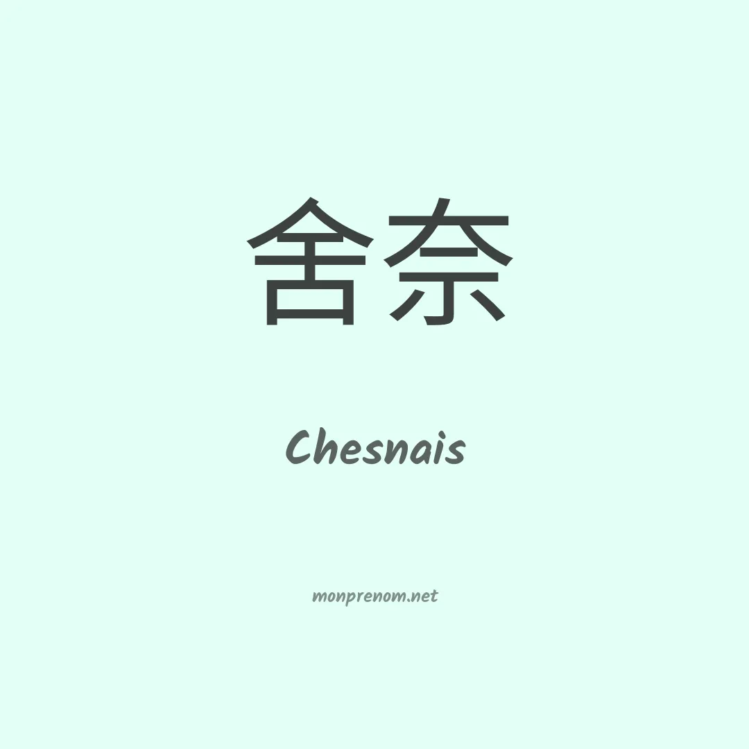 Chesnais en chino