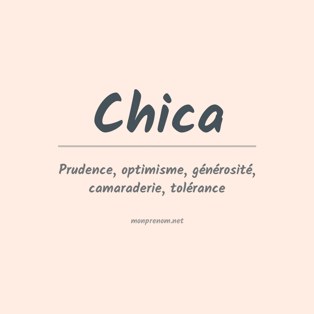 Signification du Prénom Chica