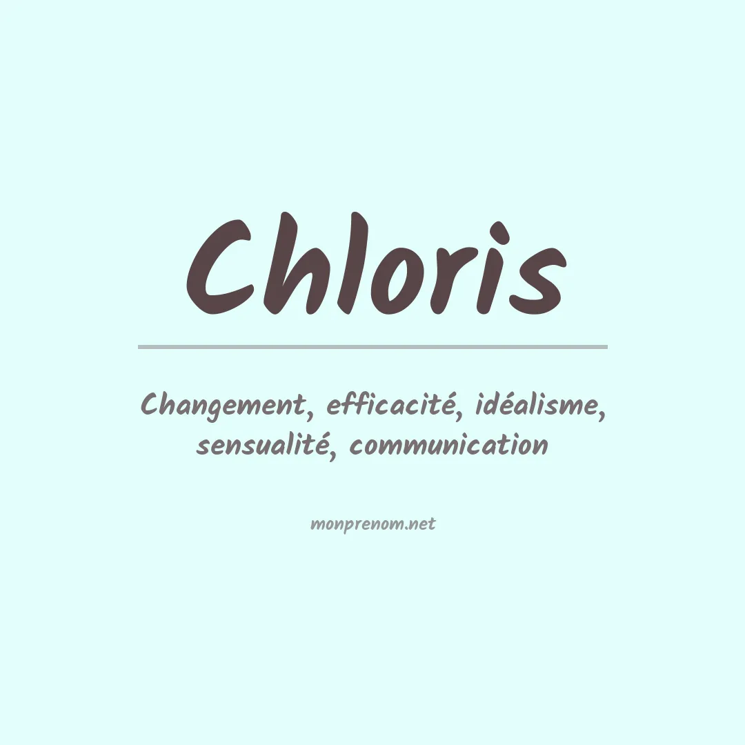 Signification du Prénom Chloris Signification du Prénom Chloris