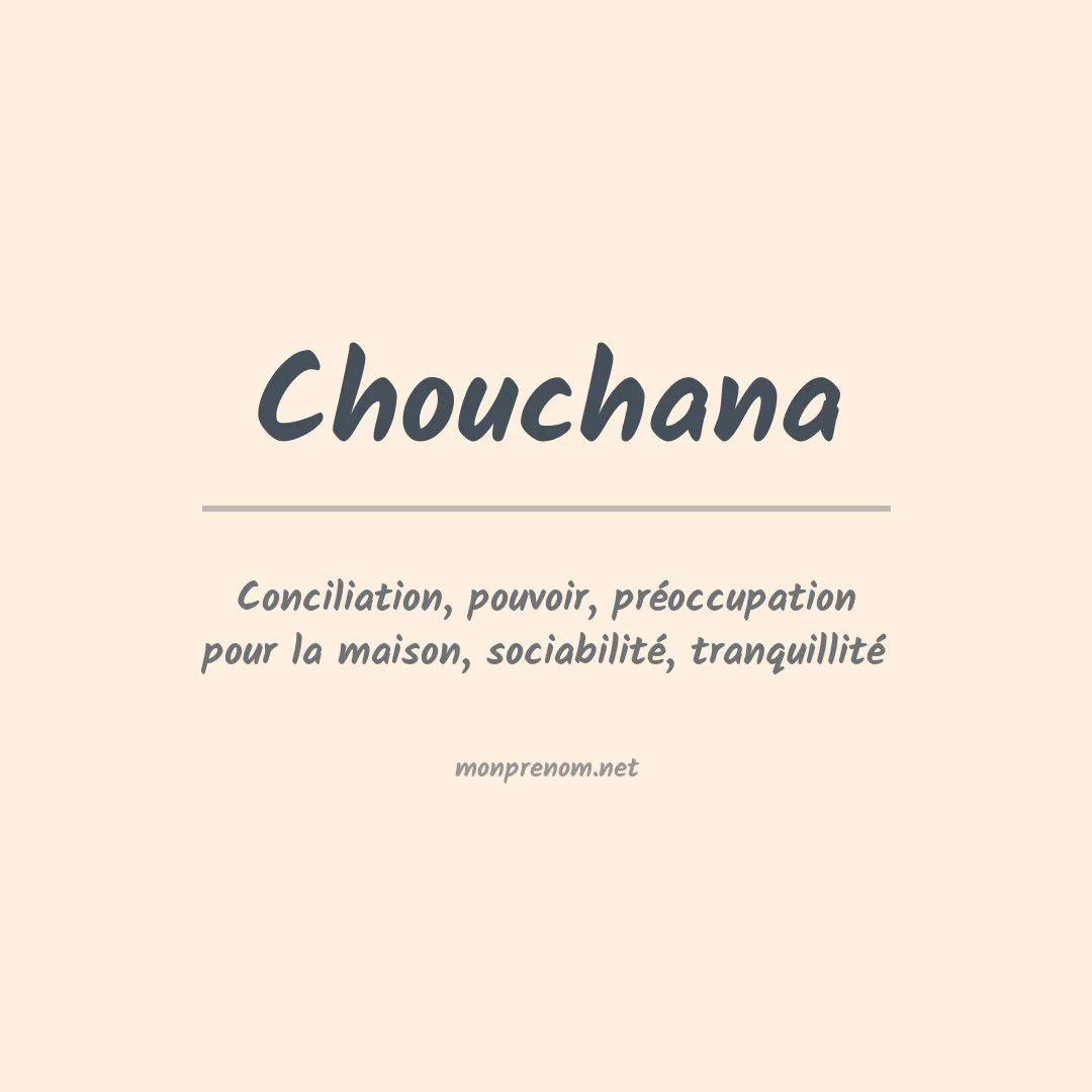 Signification du Prénom Chouchana Signification du Prénom Chouchana