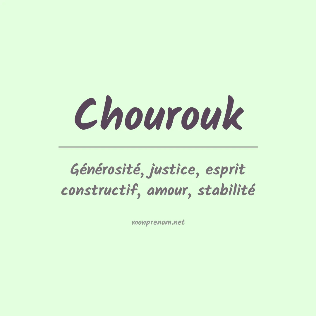 Signification du Prénom Chourouk Signification du Prénom Chourouk