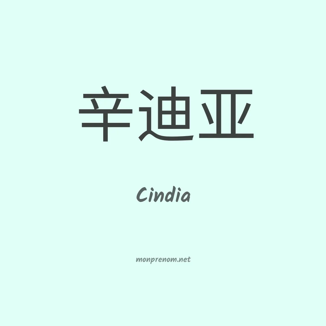 Cindia en chino