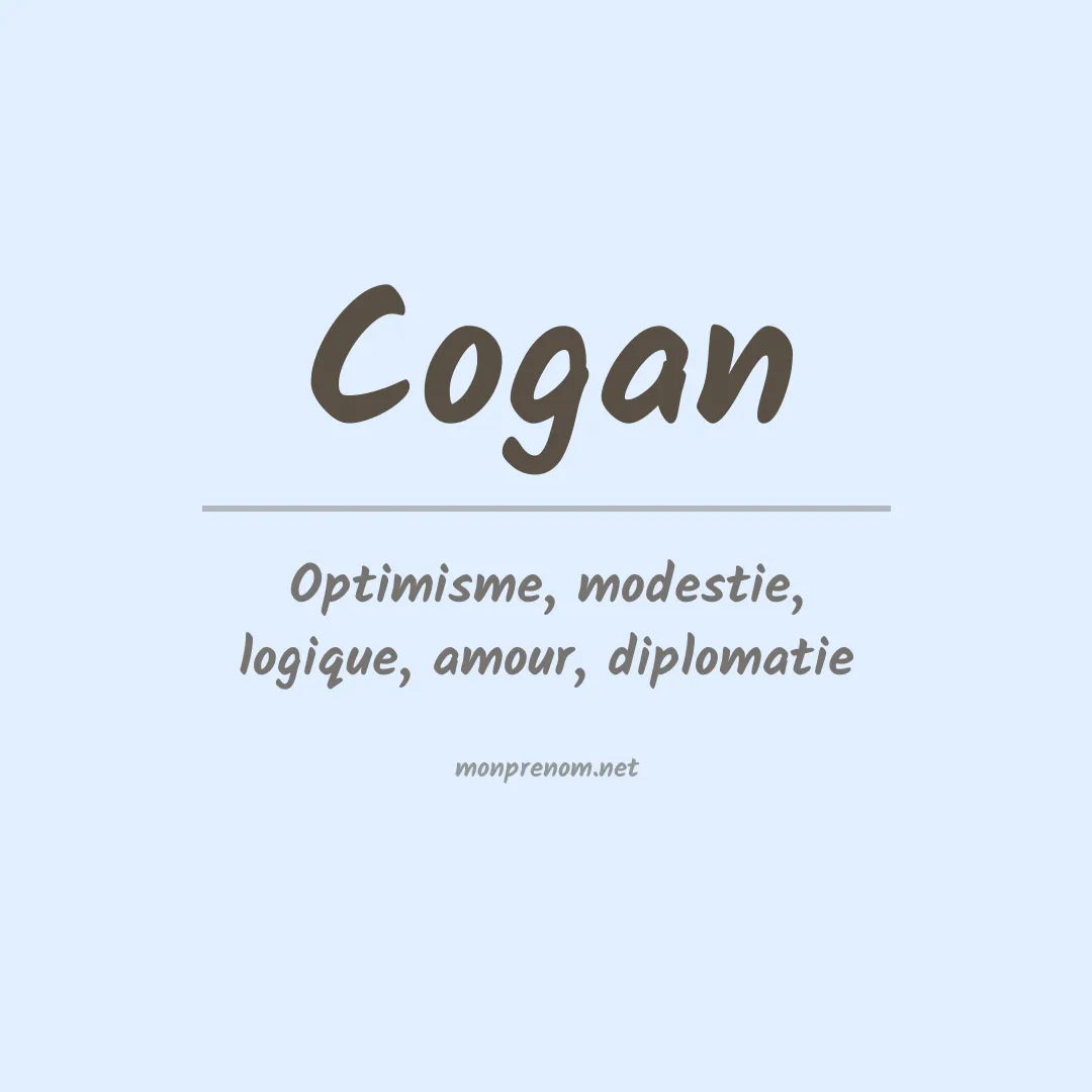 Signification du Prénom Cogan