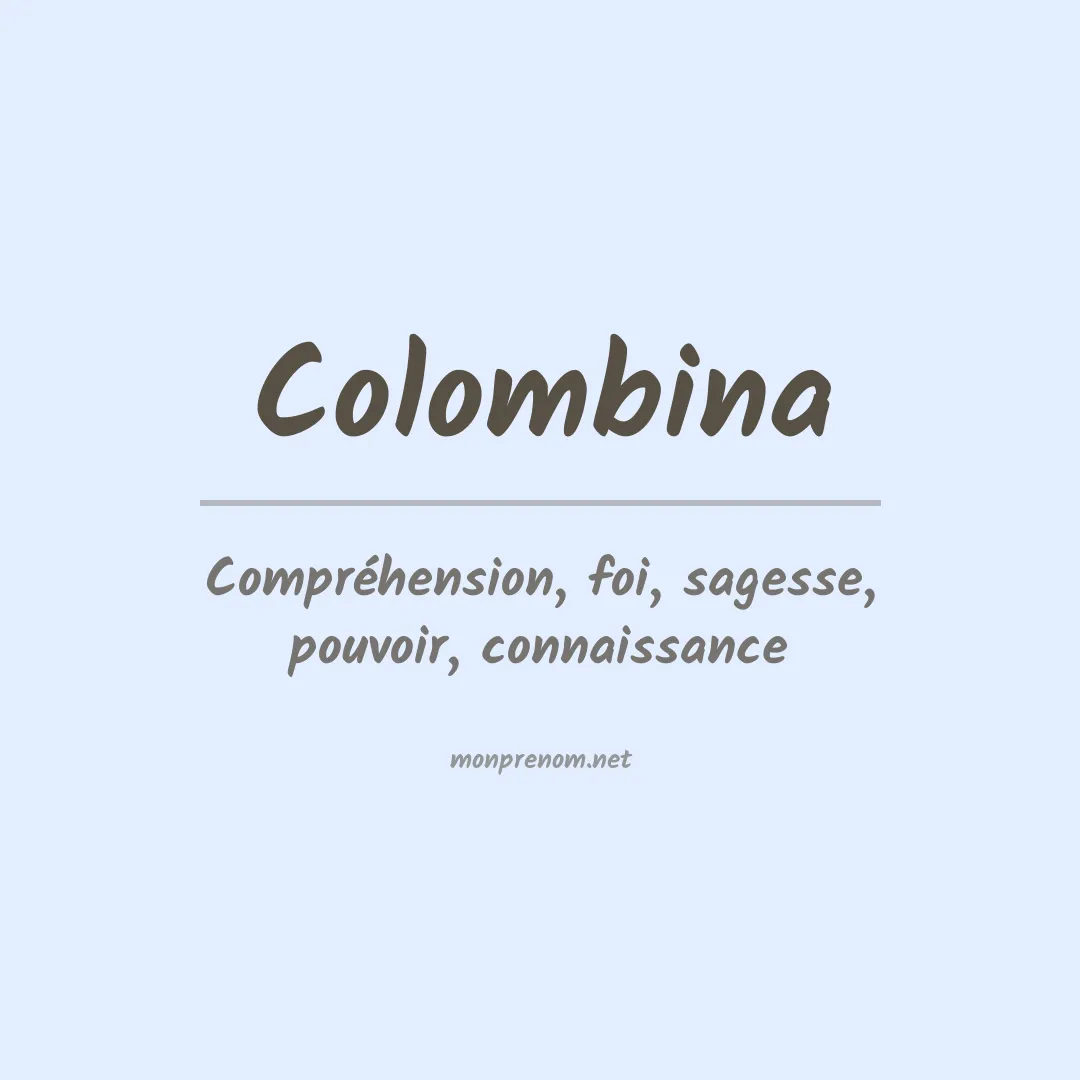 Signification du Prénom Colombina