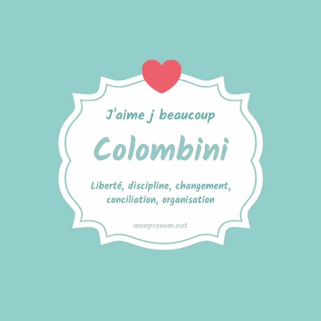 j'aime beaucoup Colombini