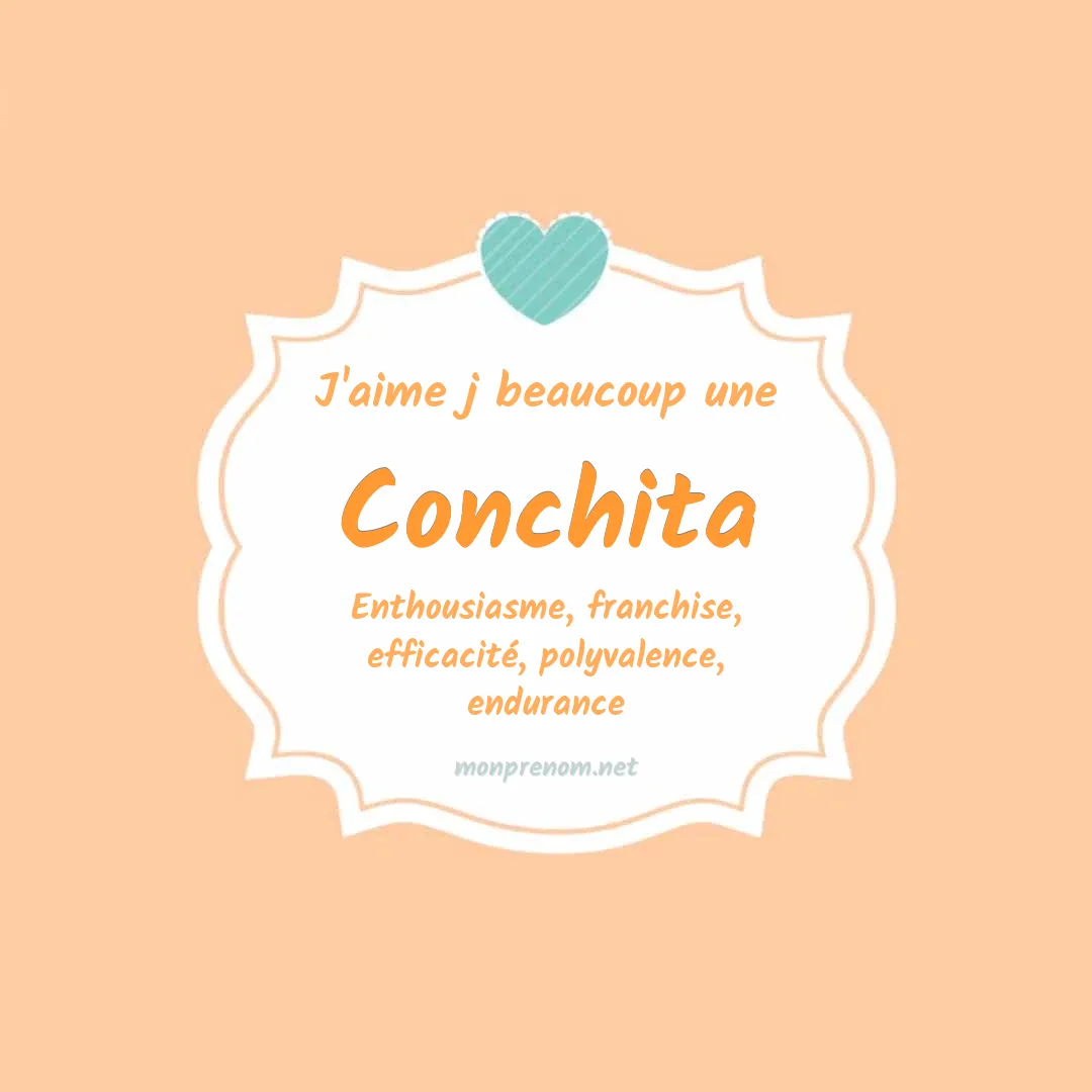 j'aime beaucoup Conchita