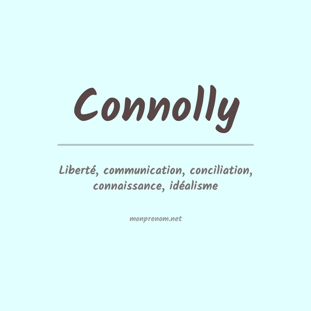 Signification du Prénom Connolly