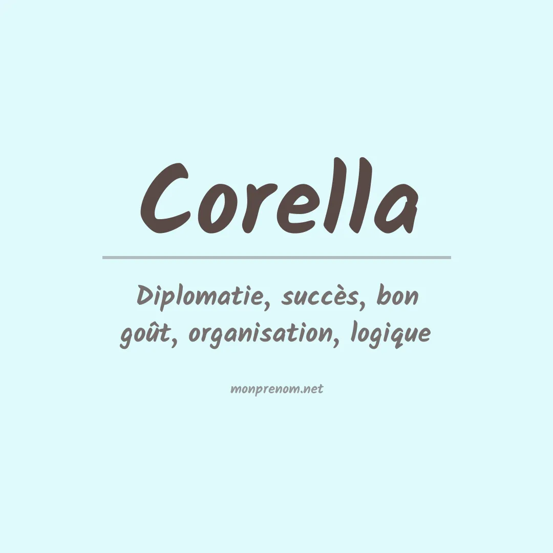 Signification du Prénom Corella