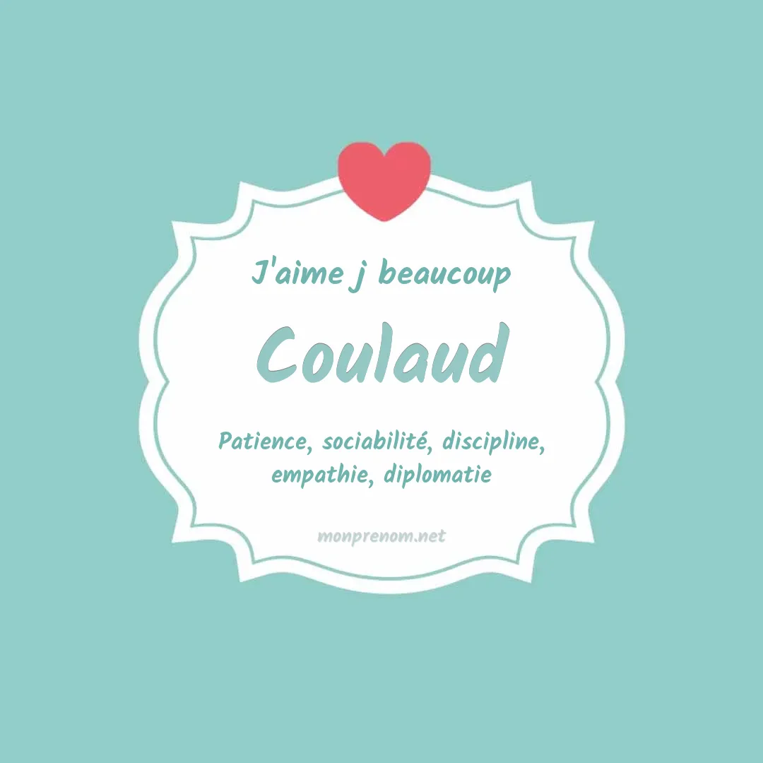 j'aime beaucoup Coulaud