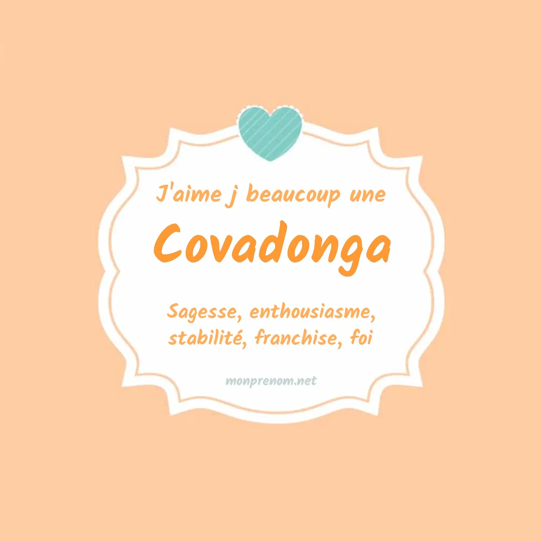 j'aime beaucoup Covadonga