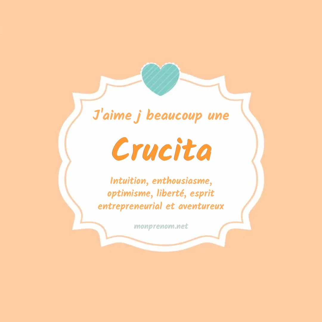 j'aime beaucoup Crucita