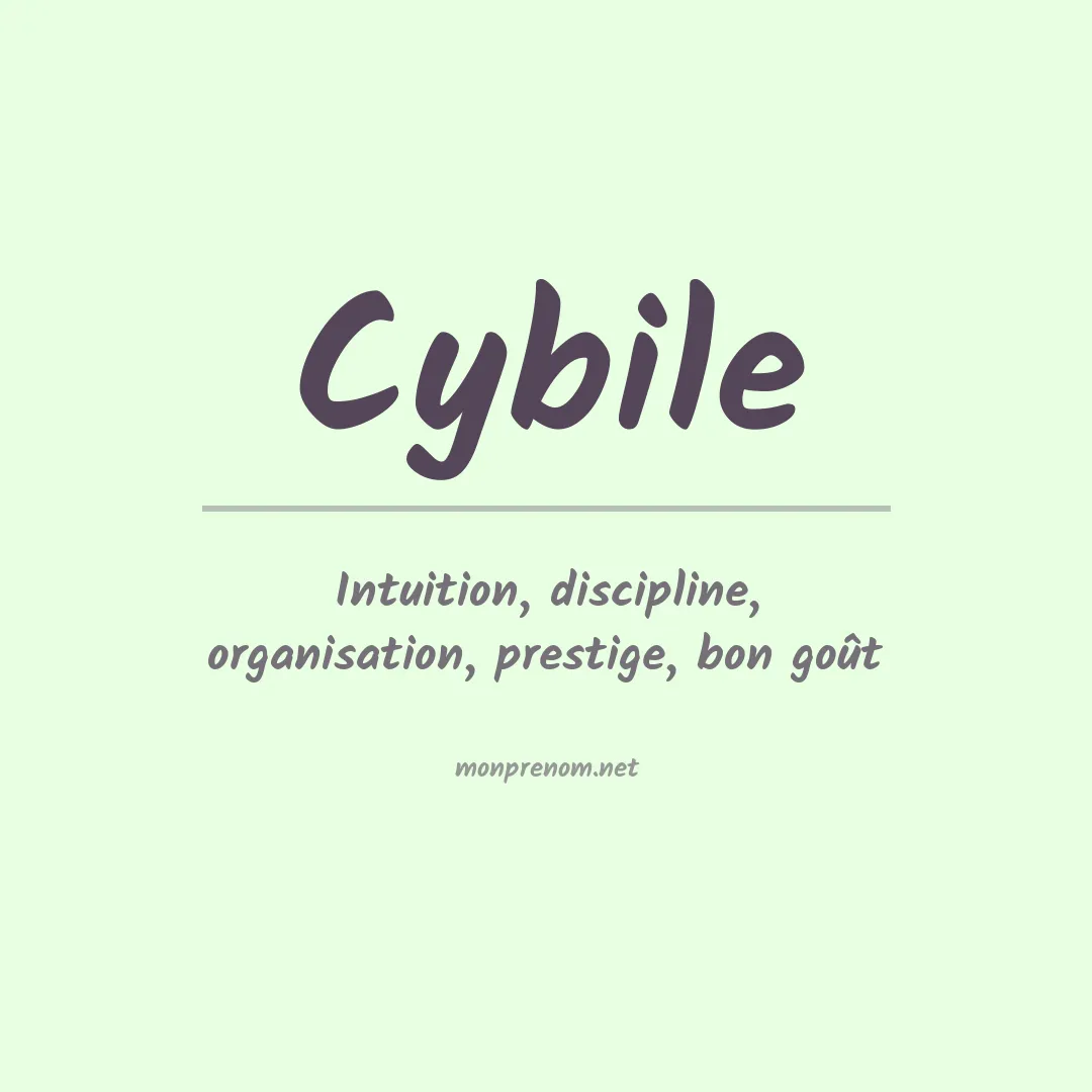 Signification du Prénom Cybile Signification du Prénom Cybile
