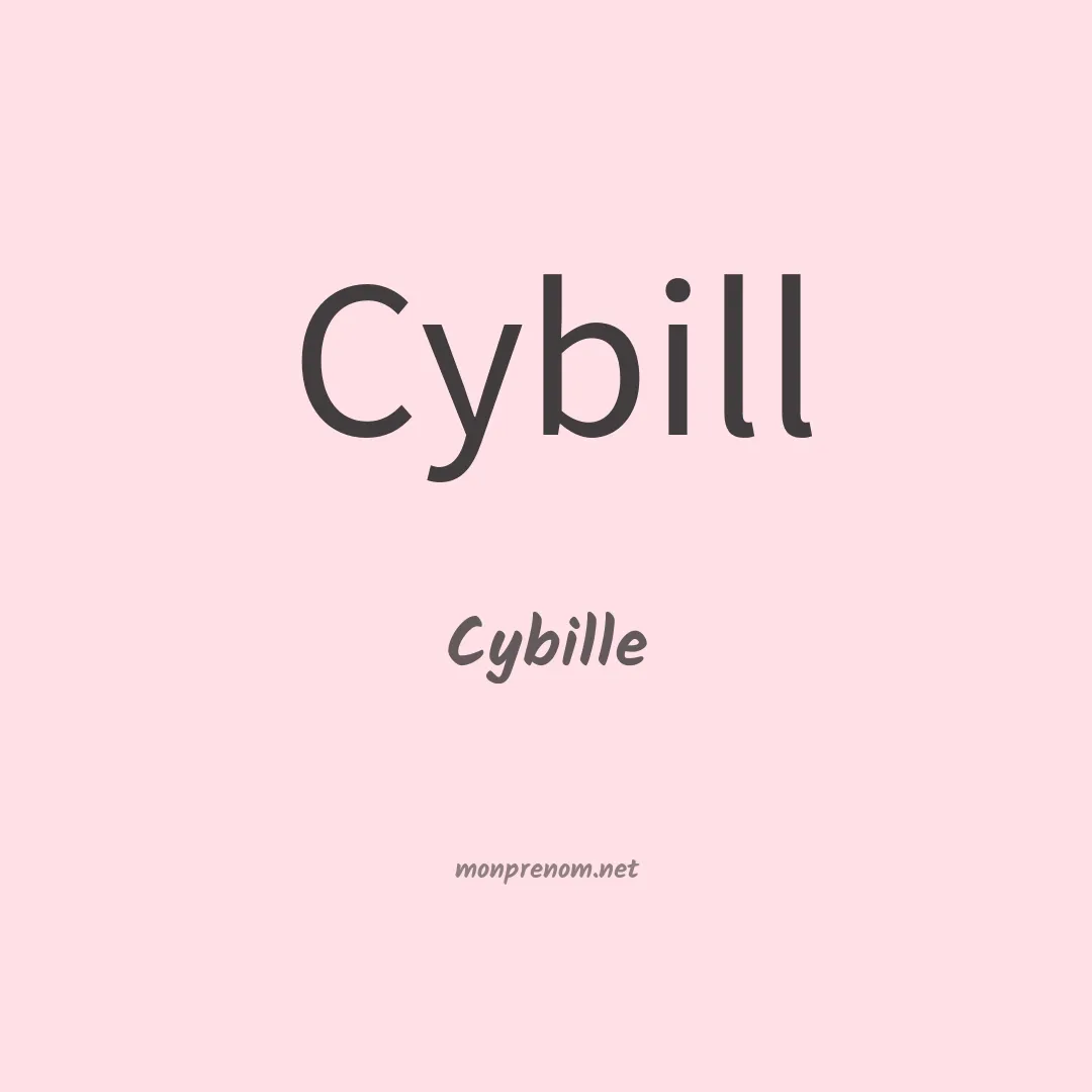 Cybille en chino
