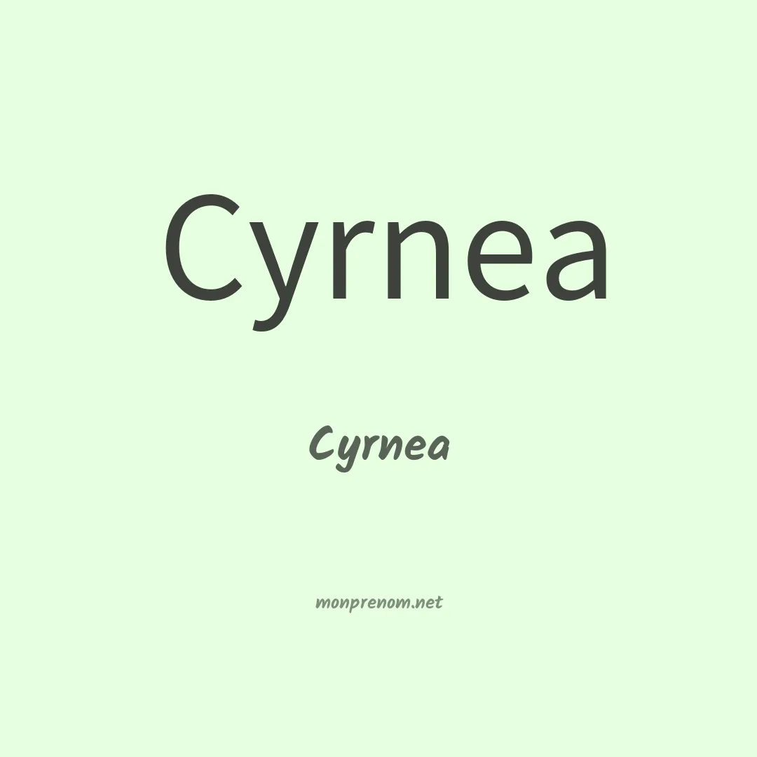 Cyrnea en chino