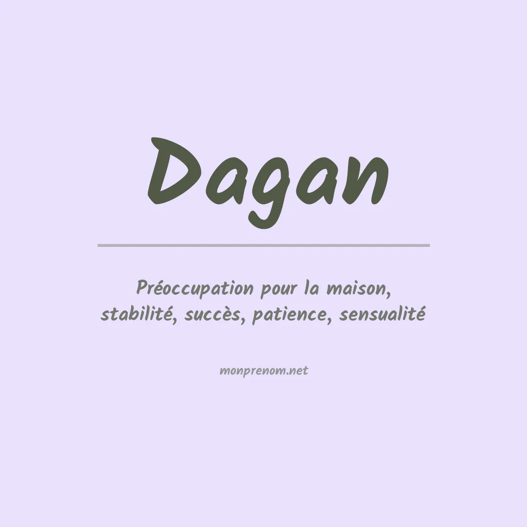 Signification du Prénom Dagan