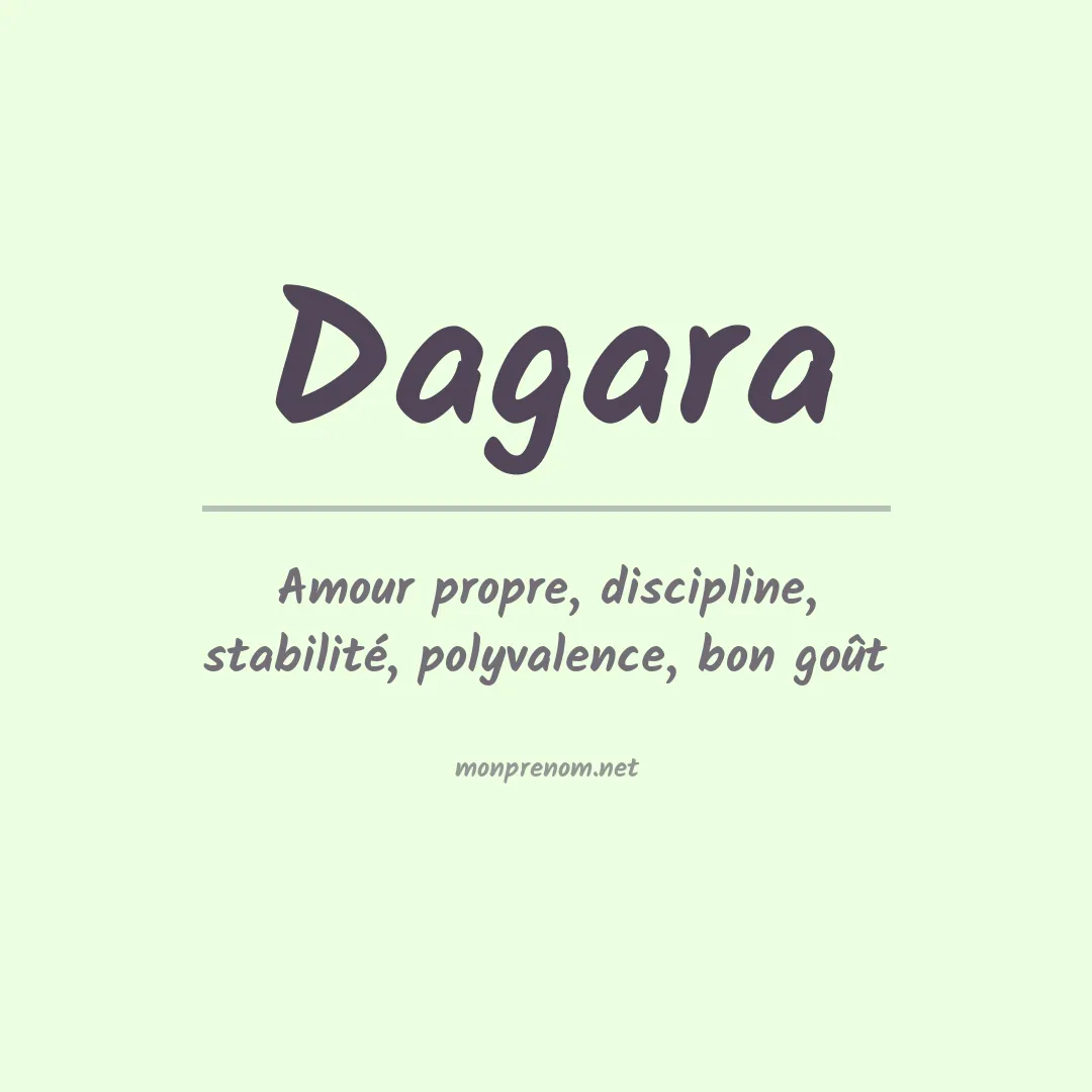 Signification du Prénom Dagara Signification du Prénom Dagara