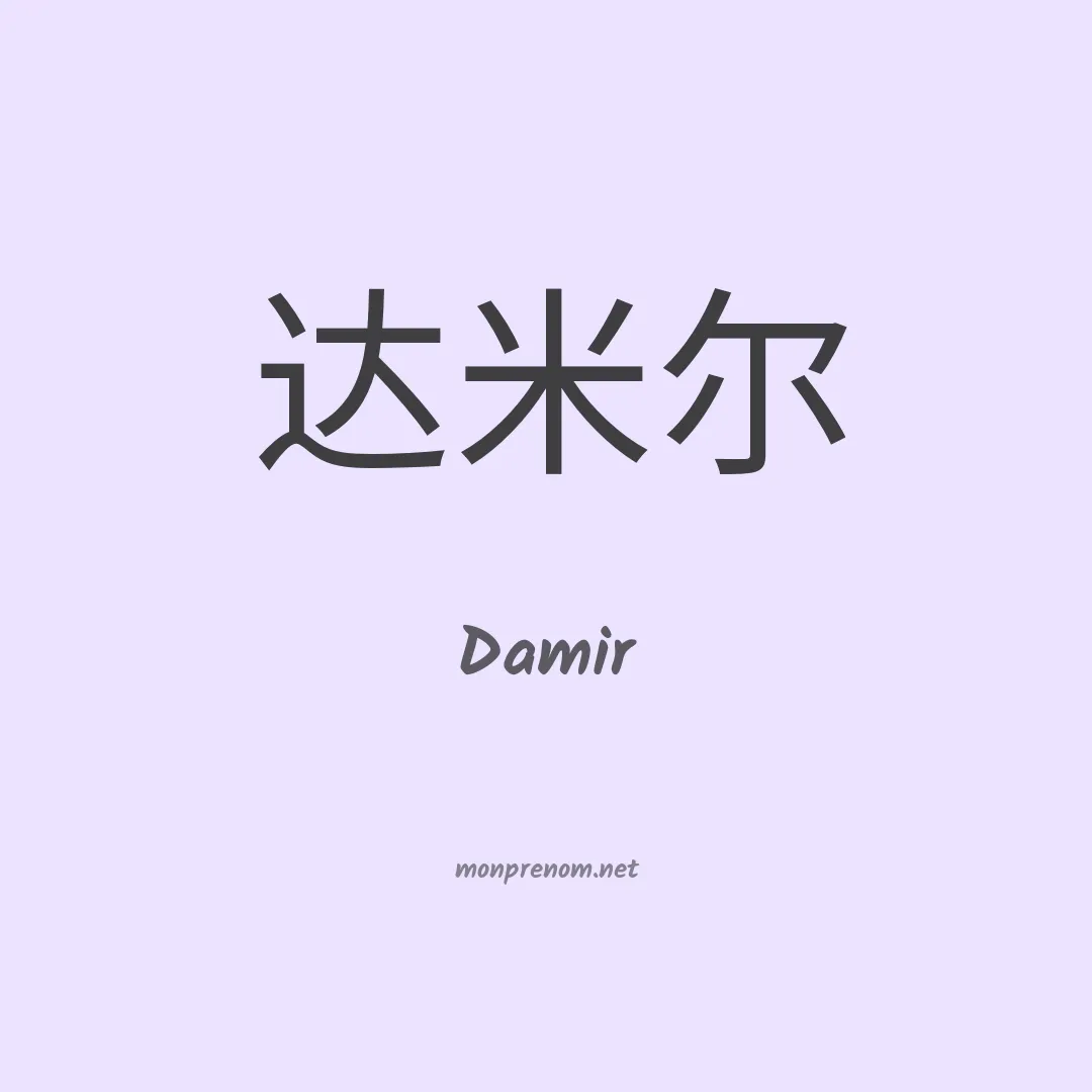 Damir en chino