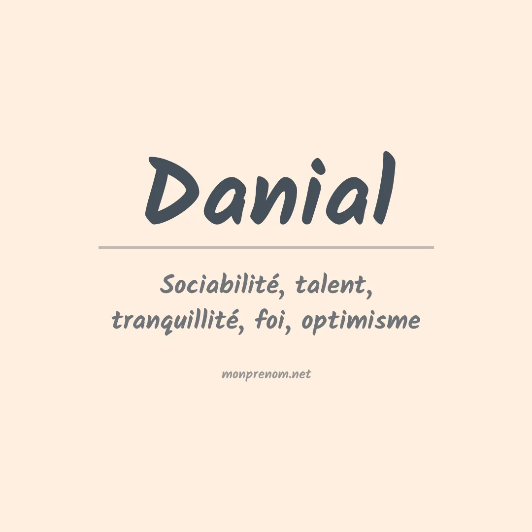 Signification du Prénom Danial