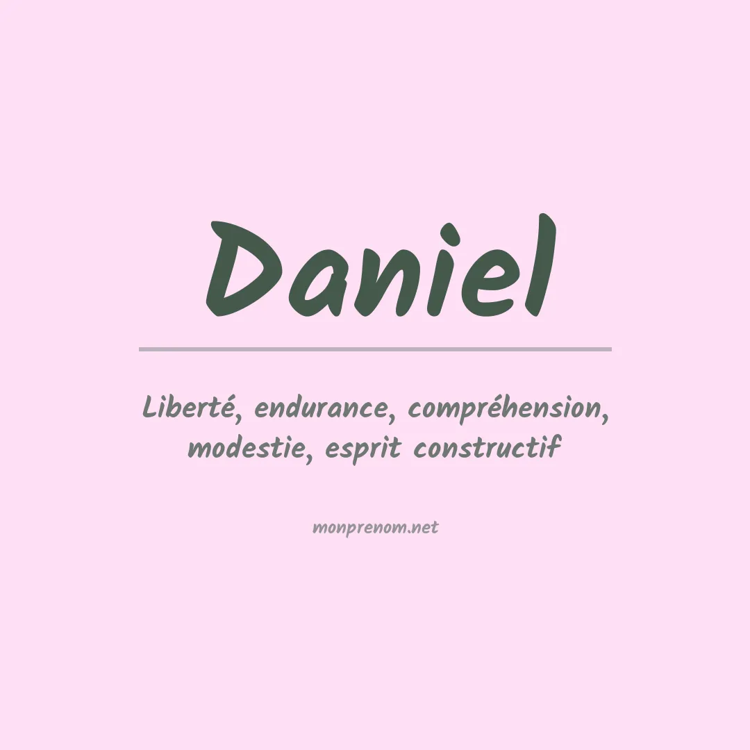 Signification du Prénom Daniel