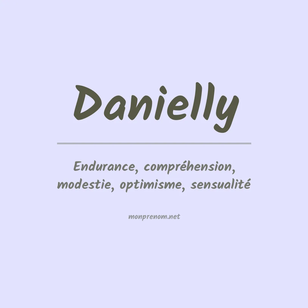 Signification du Prénom Danielly