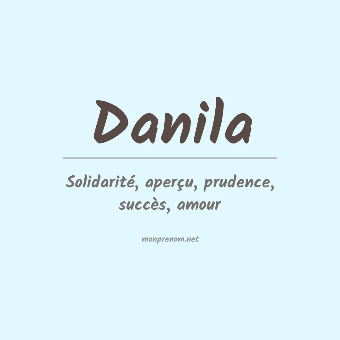 Signification du Prénom Danila