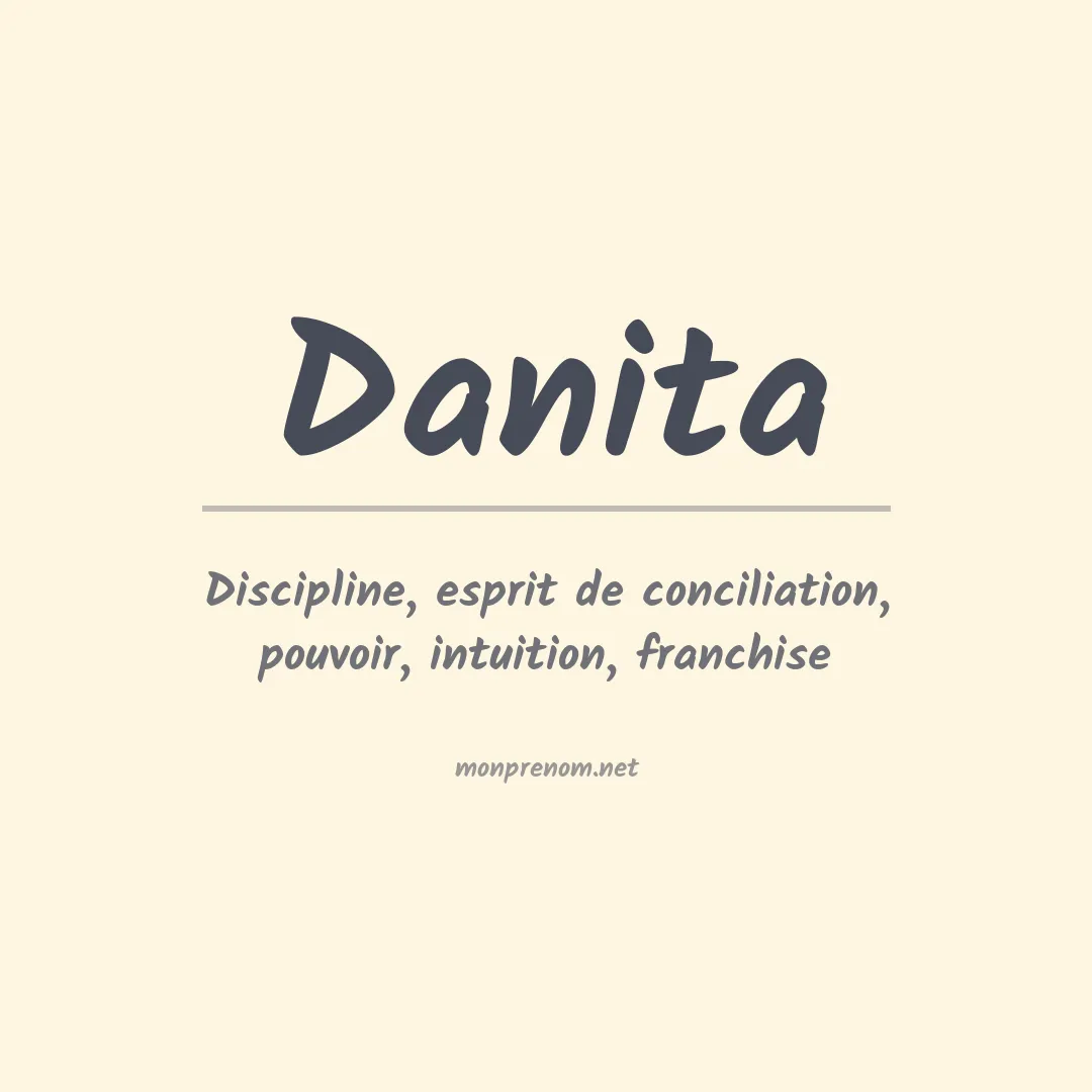 Signification du Prénom Danita