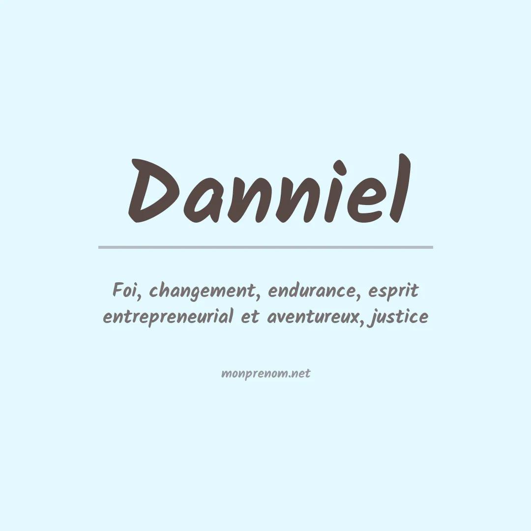 Signification du Prénom Danniel