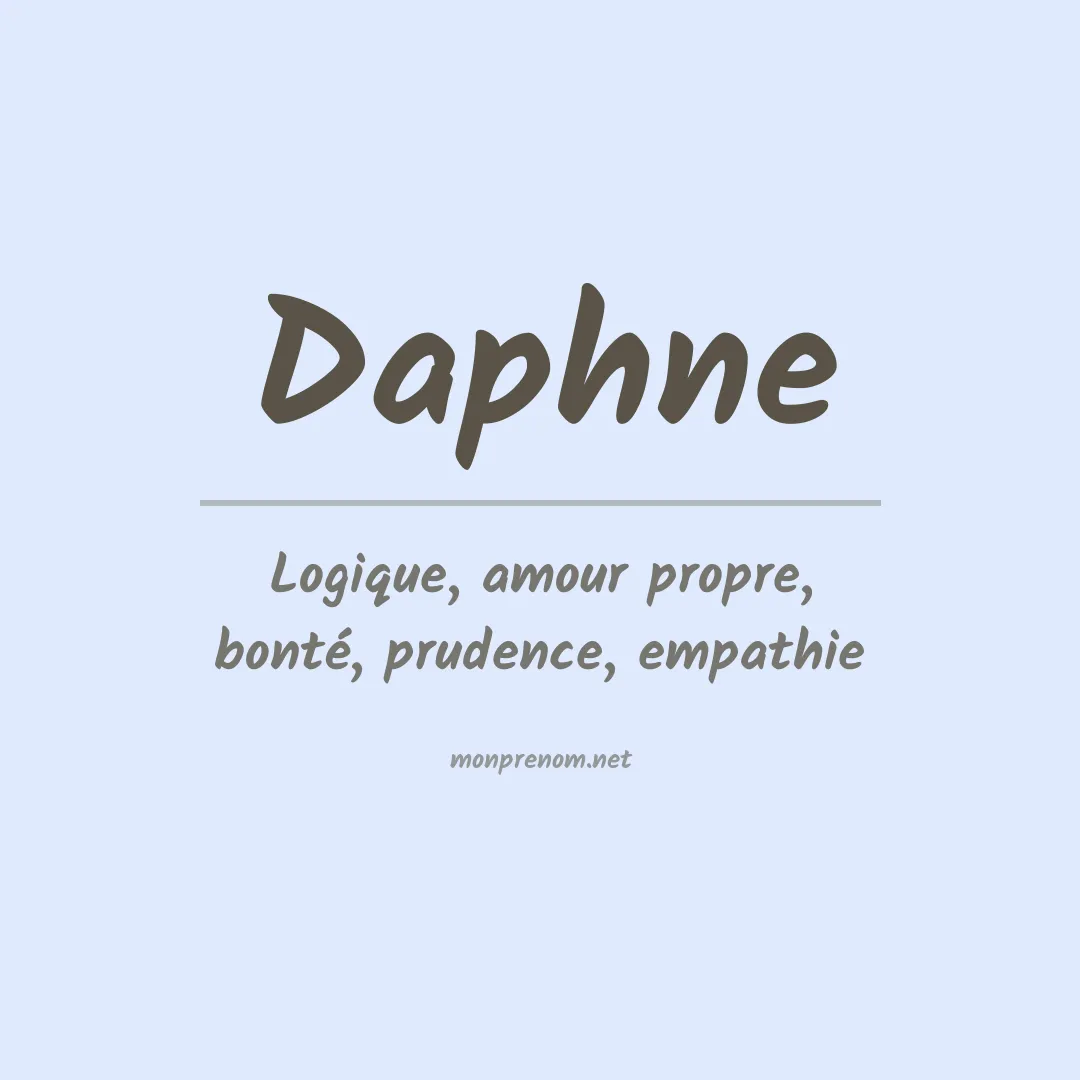 Signification du Prénom Daphne