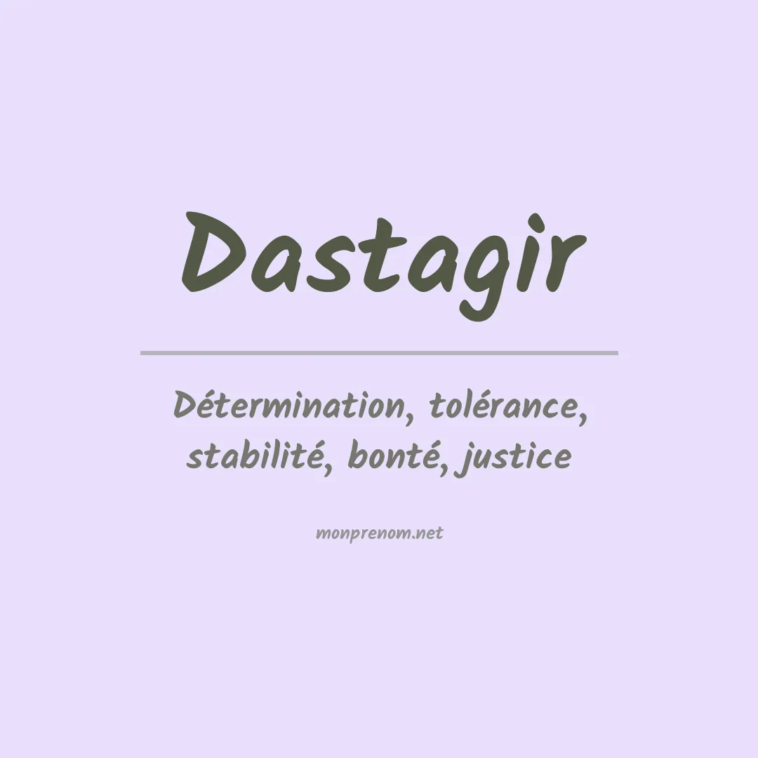 Signification du Prénom Dastagir Signification du Prénom Dastagir