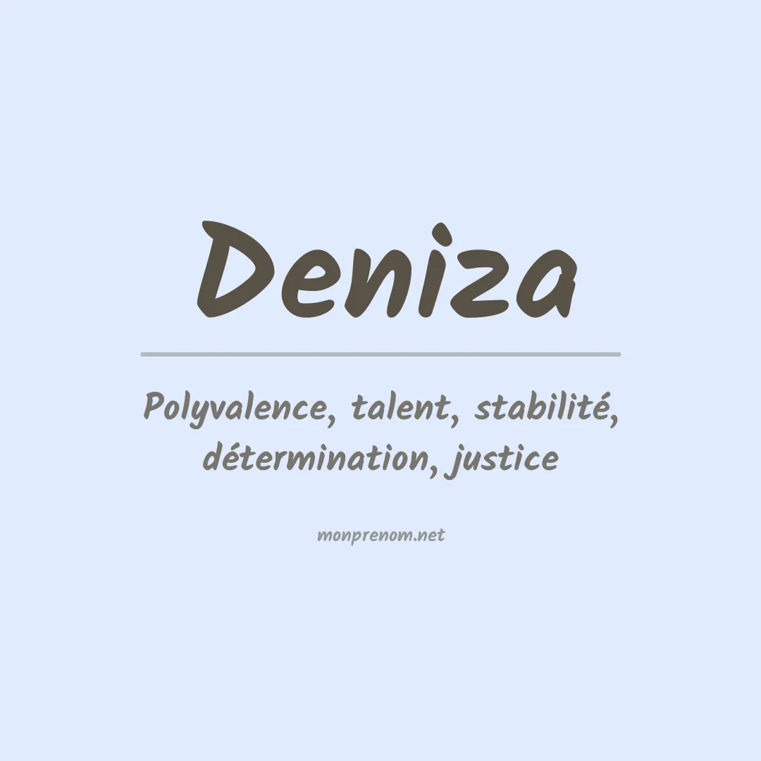 Signification du Prénom Deniza Signification du Prénom Deniza