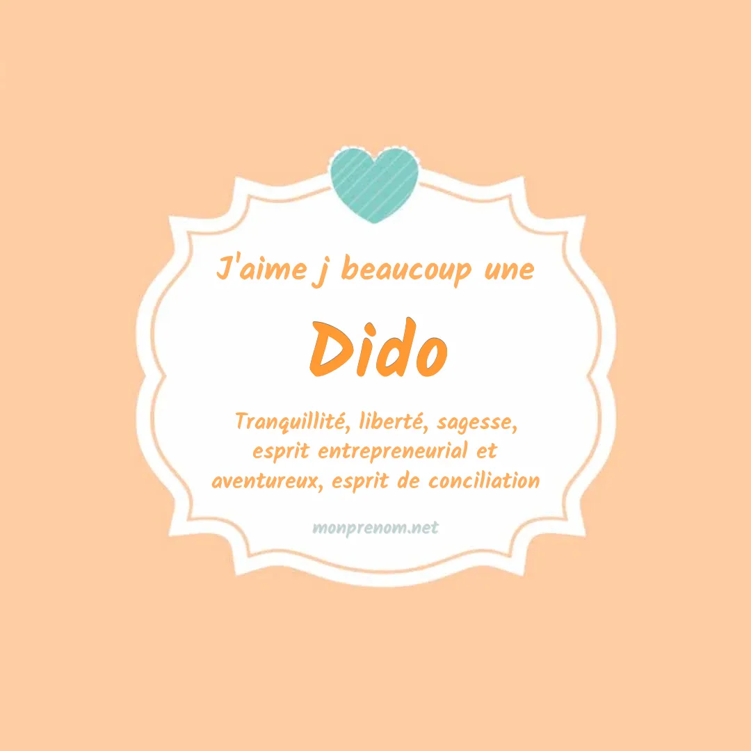 j'aime beaucoup Dido