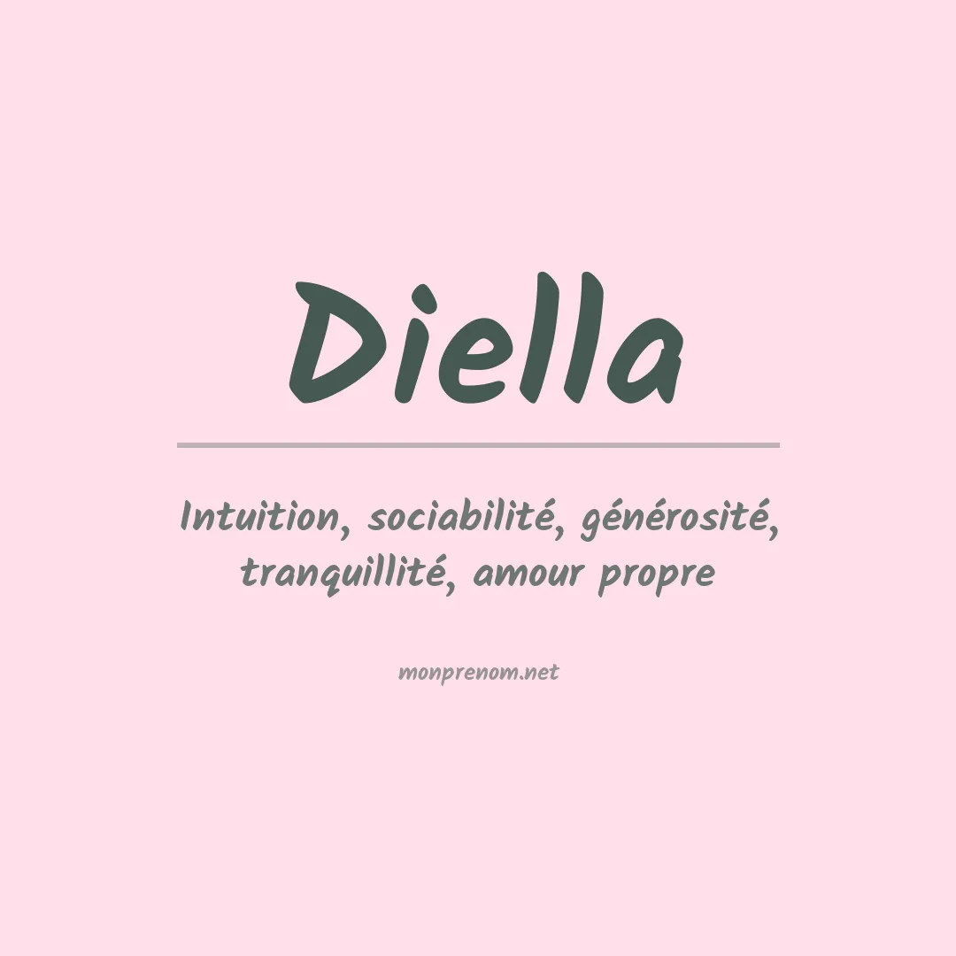 Signification du Prénom Diella Signification du Prénom Diella