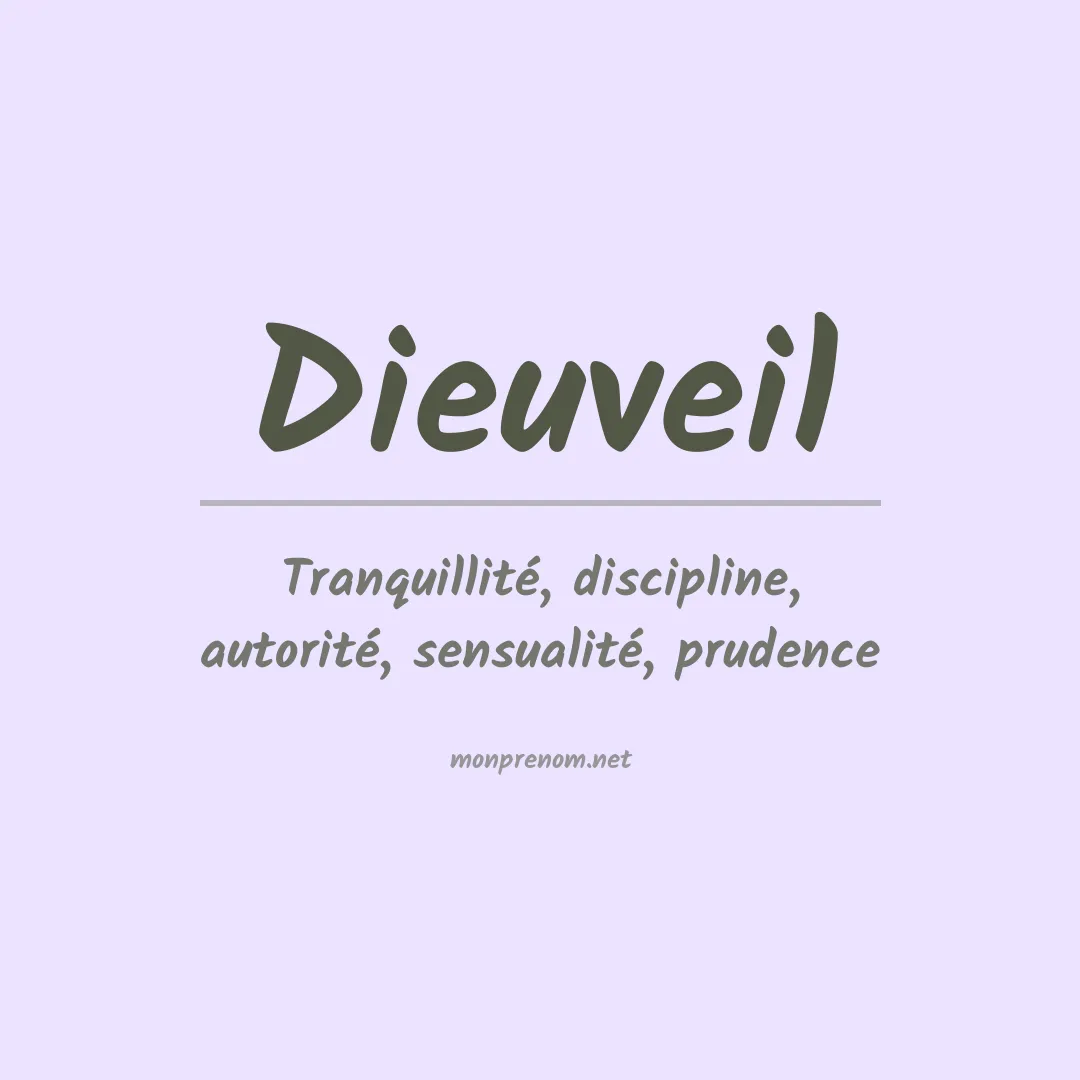 Signification du Prénom Dieuveil Signification du Prénom Dieuveil