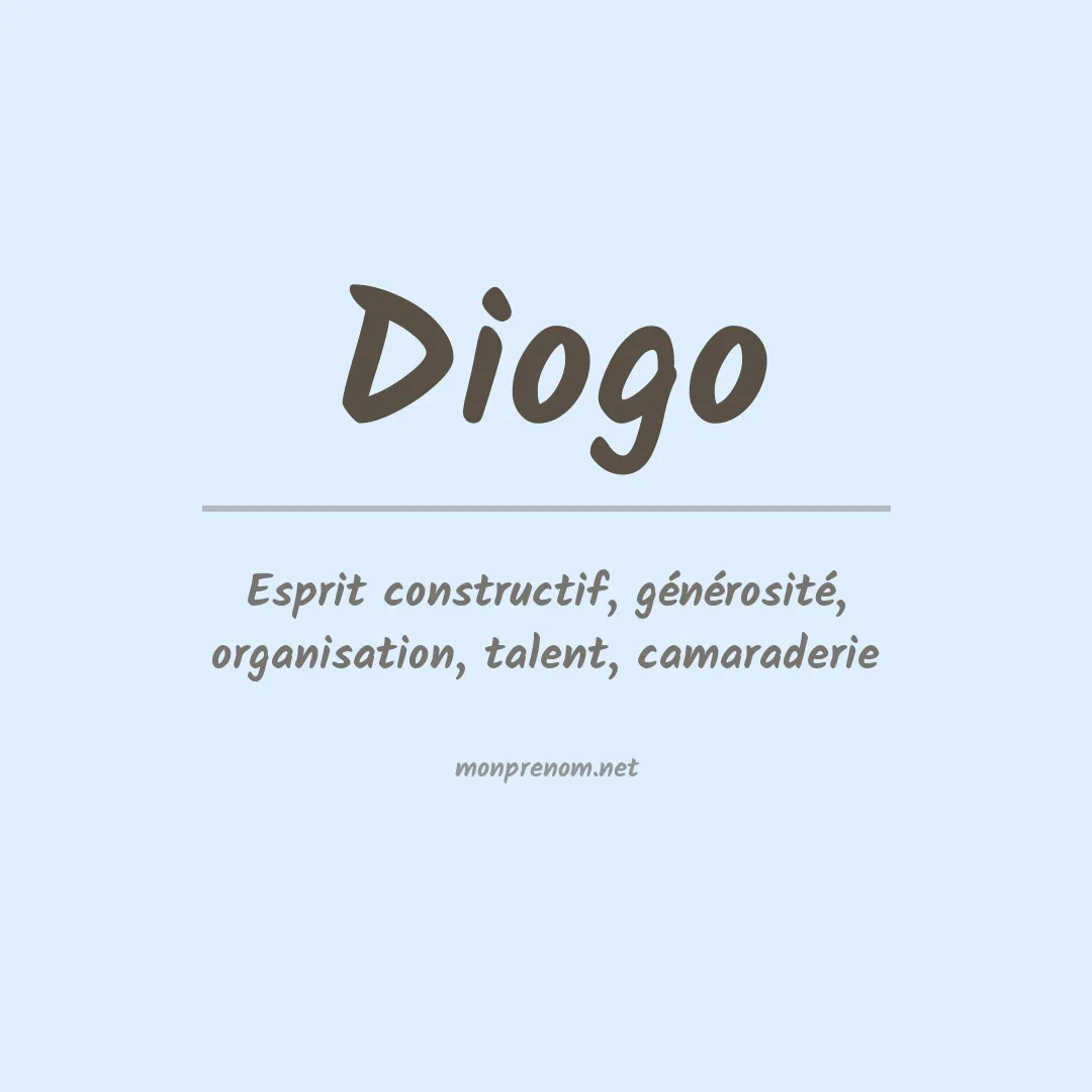 Signification du Prénom Diogo