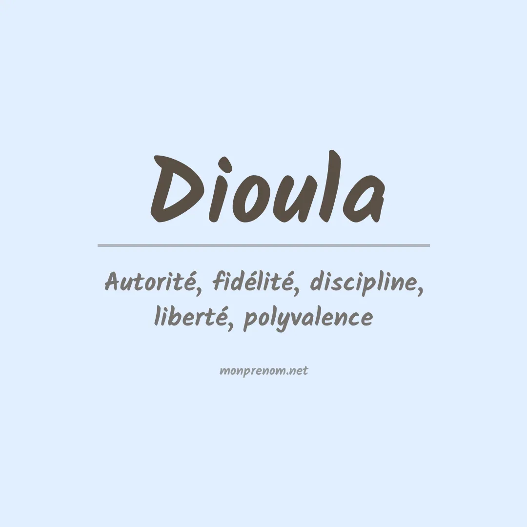 Signification du Prénom Dioula Signification du Prénom Dioula