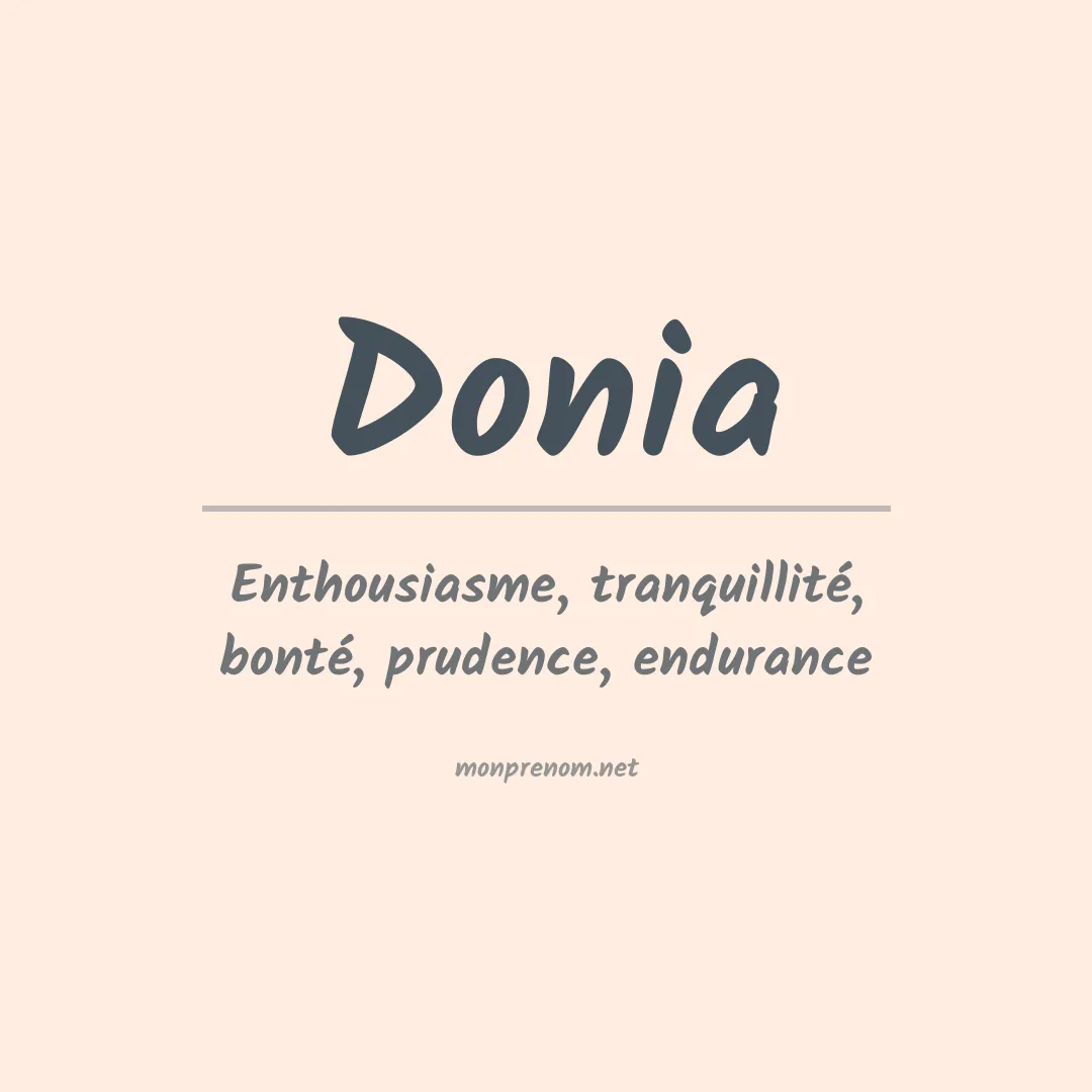 Signification du Prénom Donia Signification du Prénom Donia