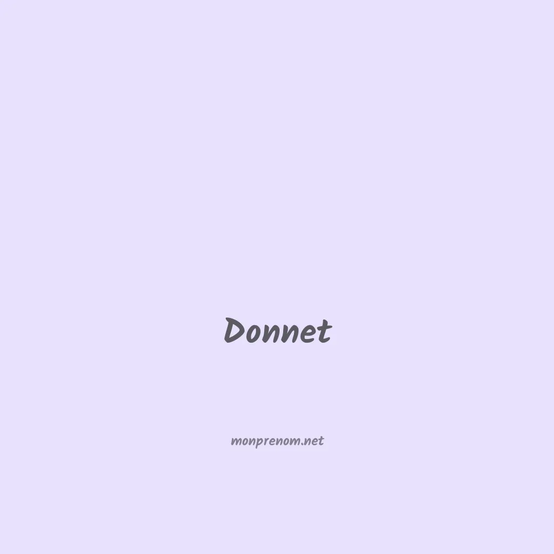 Donnet en chino