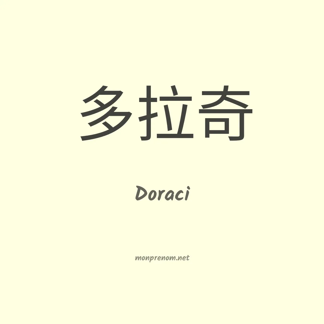 Doraci en chino