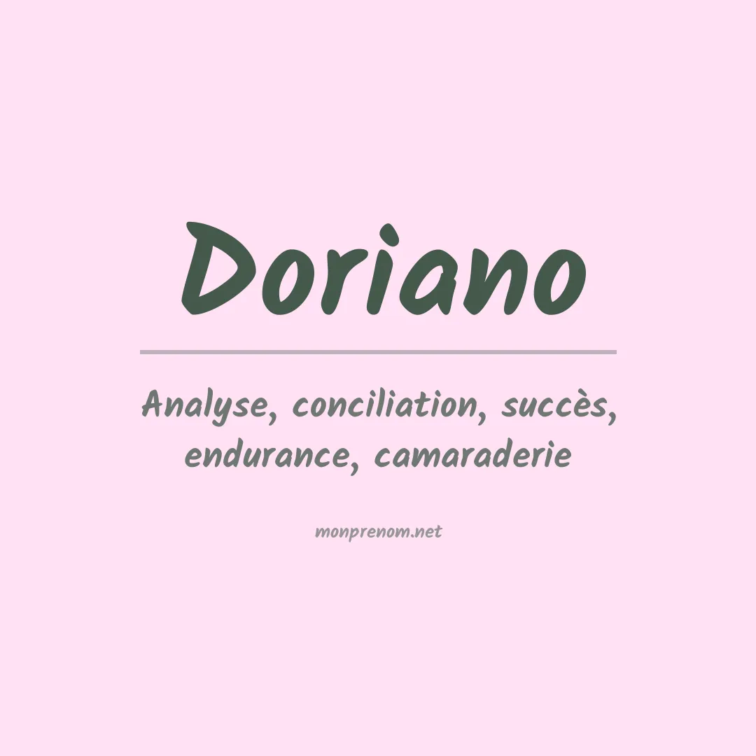 Signification du Prénom Doriano