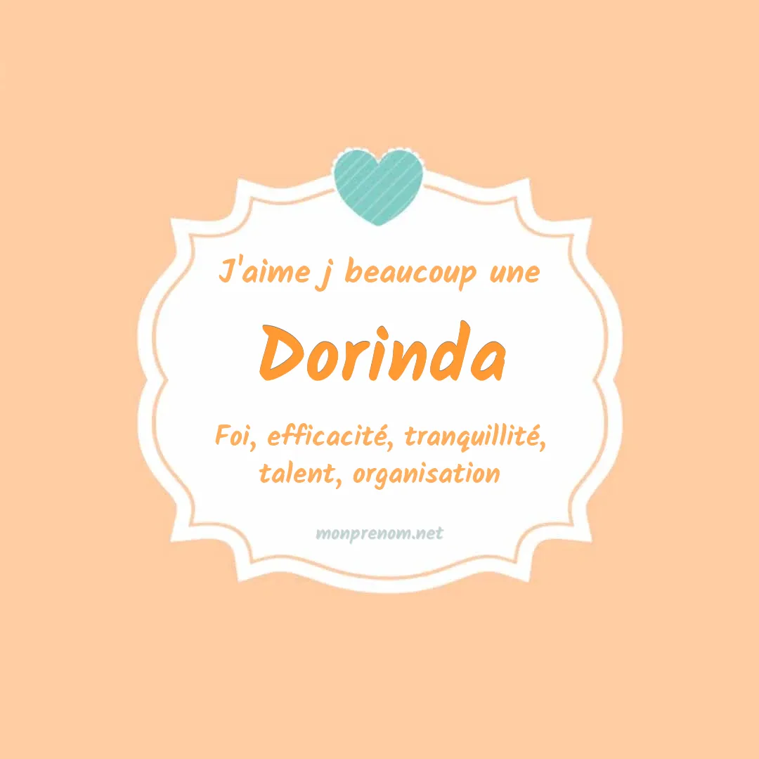 j'aime beaucoup Dorinda